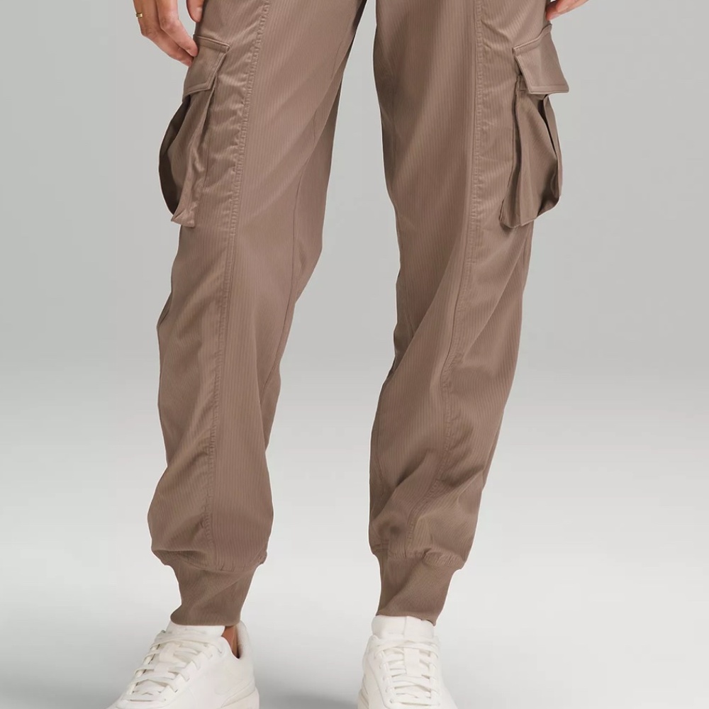 lululemon athletica Taupe Cargo Track Joggers - Picture 2 of 5